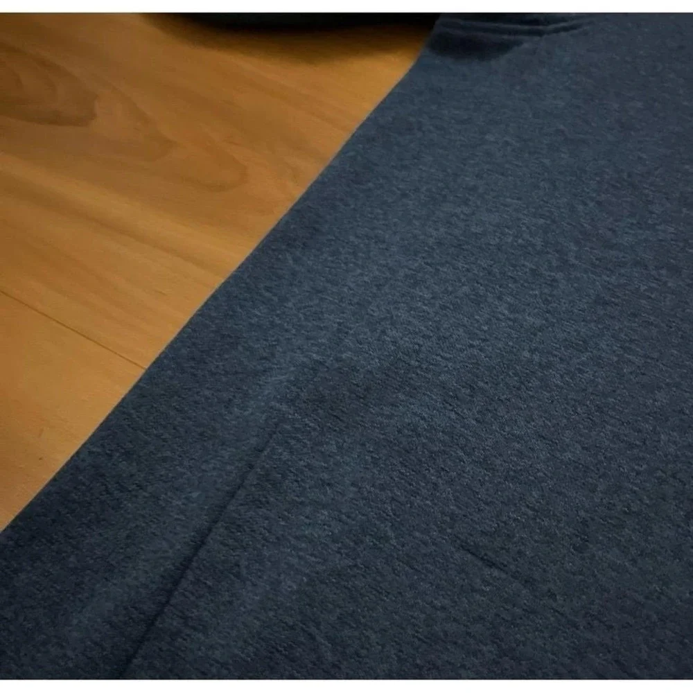 Mens The North Face‎ Half Zip Blue Lightweight Pullover Jacket